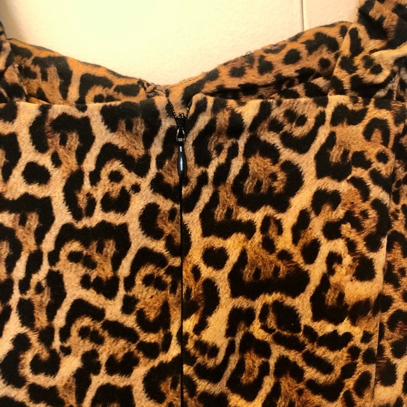 Zara Leopard Print Mini Dress - Picture 9 of 10